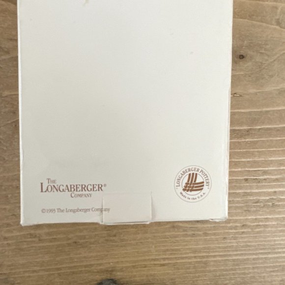 Vintage Longaberger Pottery‎ St. Nick Chocolate Mold 1993 Christmas NIB - Picture 3 of 8